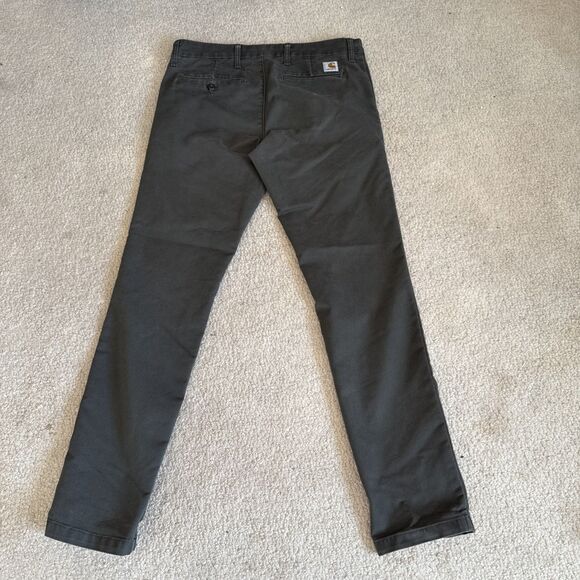 Carhartt WIP Work In Progress Sid Pant Green Chino | Men's 32W x 32L - Picture 7 of 12